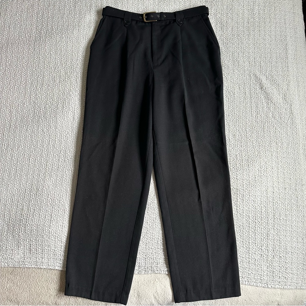 Vintage Jessica Black Trousers with Belt